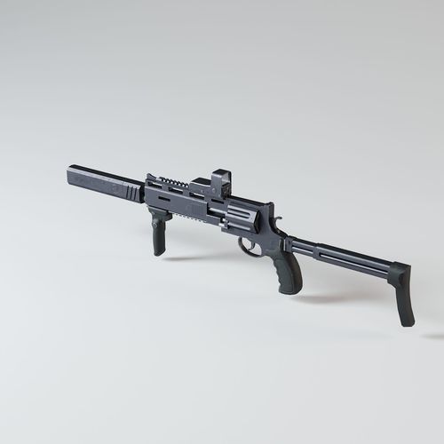 RSh-12 Modified Low-poly 3D model