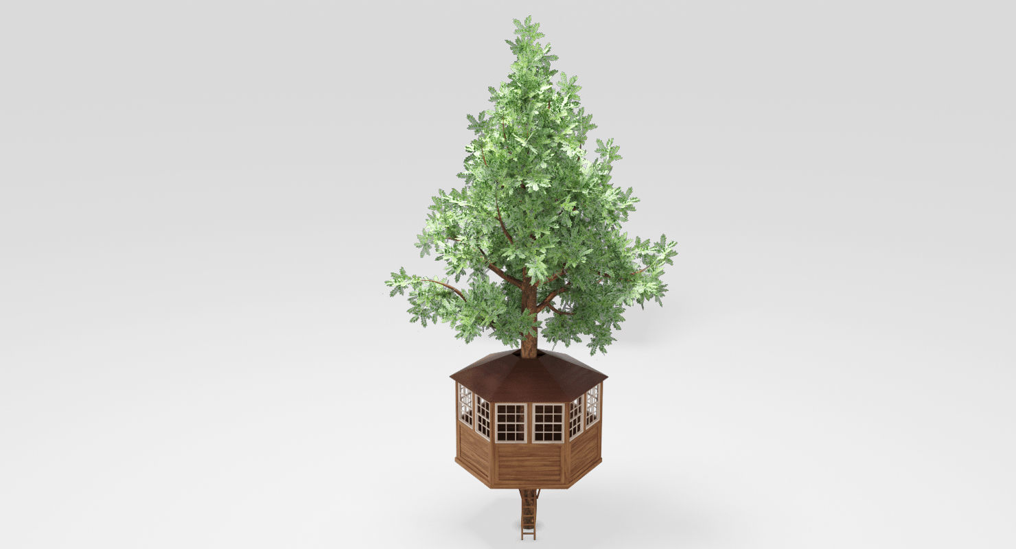 Tree House 3D model_5