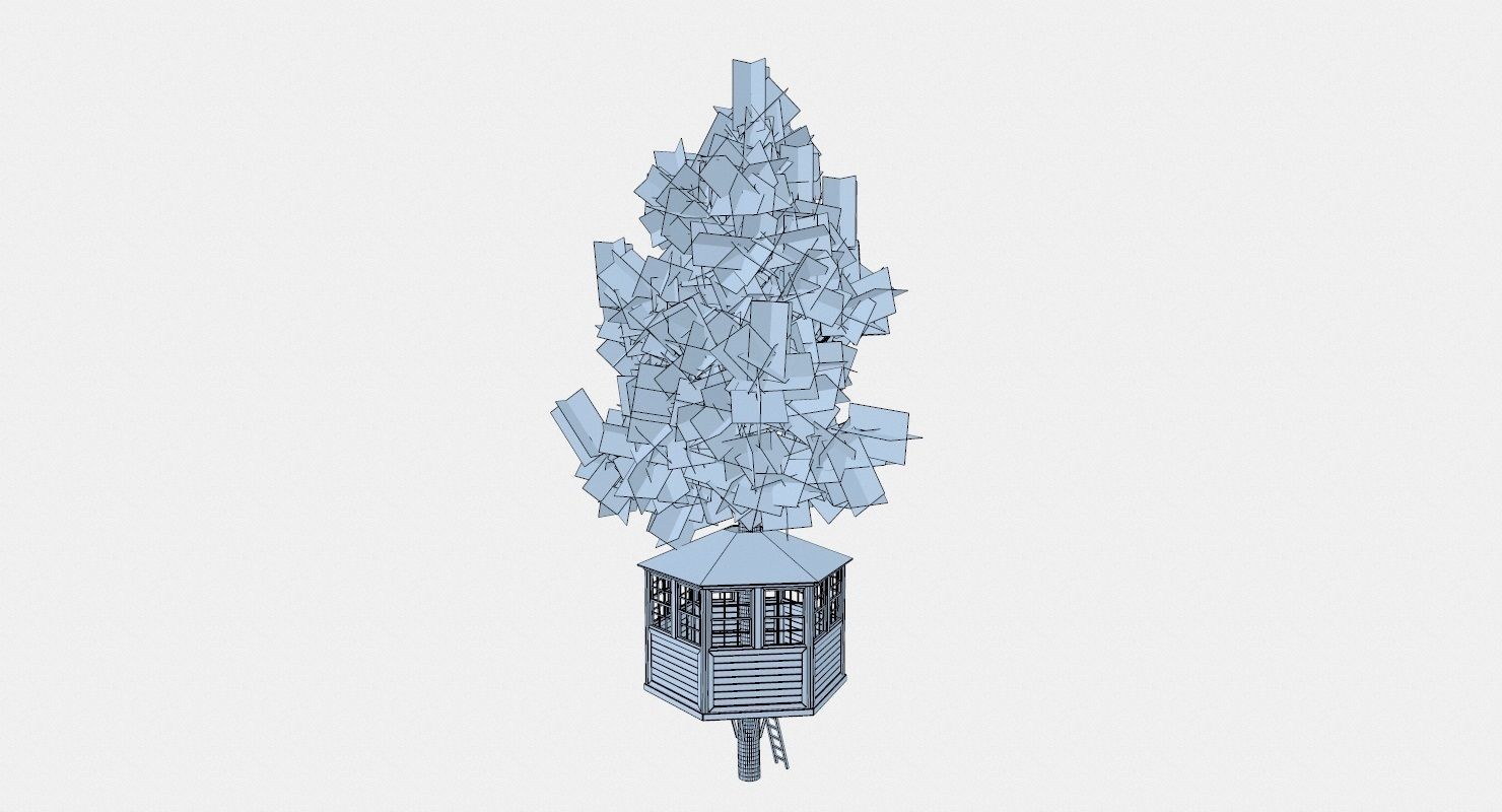 Tree House 3D model_10