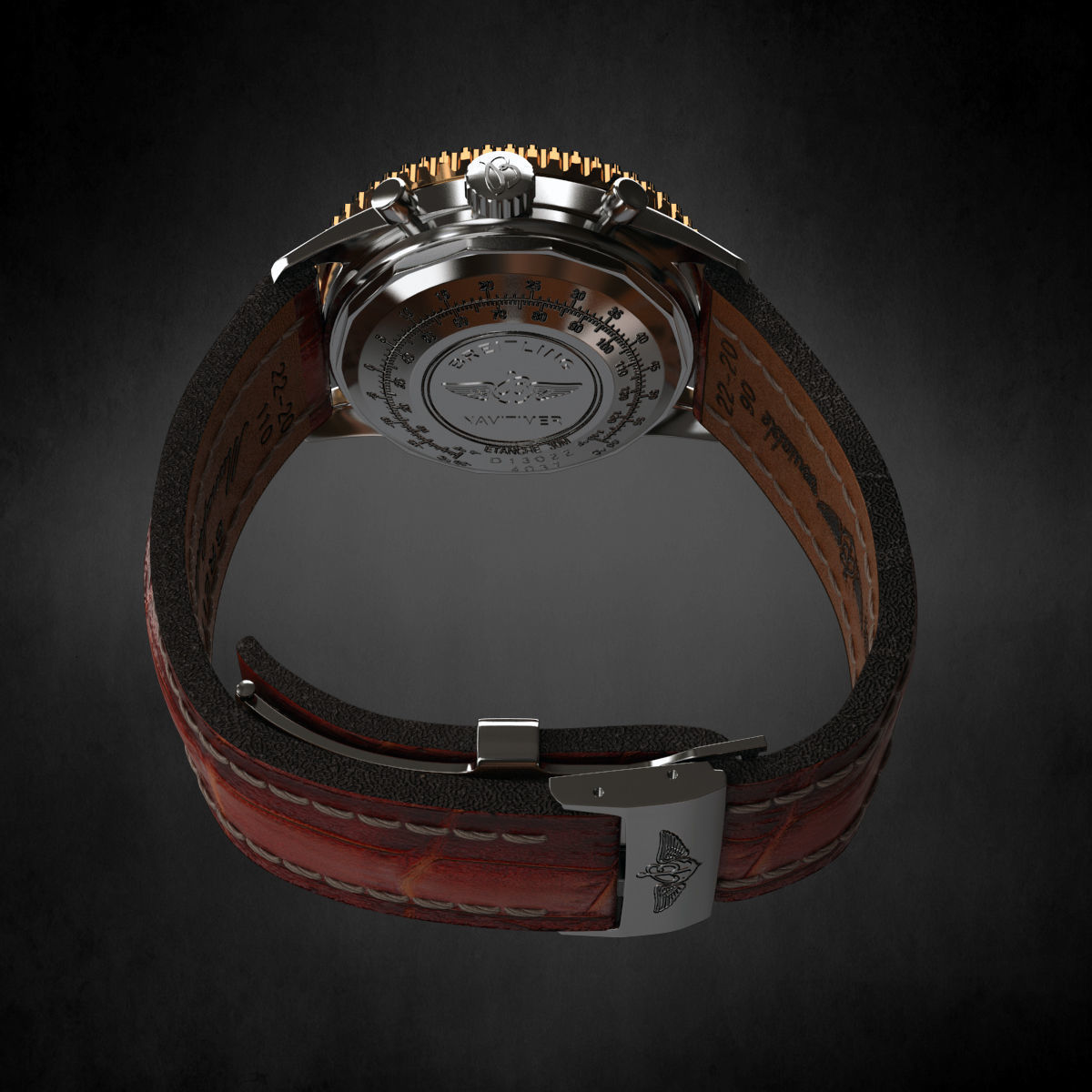 Breitling SA Watch 3D model_3