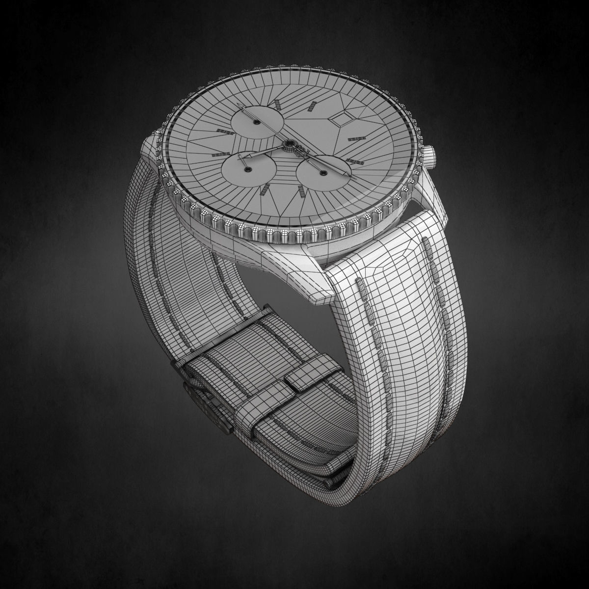 Breitling SA Watch 3D model_4