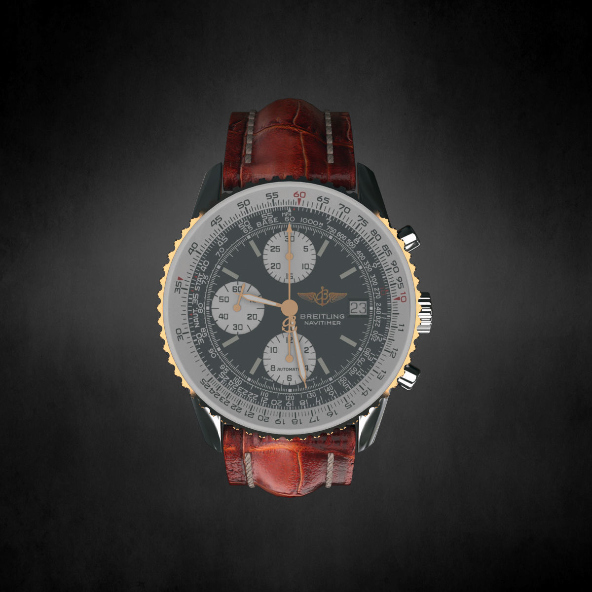 Breitling SA Watch 3D model_1