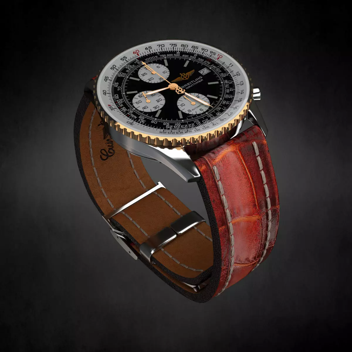 Breitling SA Watch 3D model_0