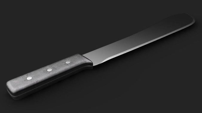 Machete knife 3D model