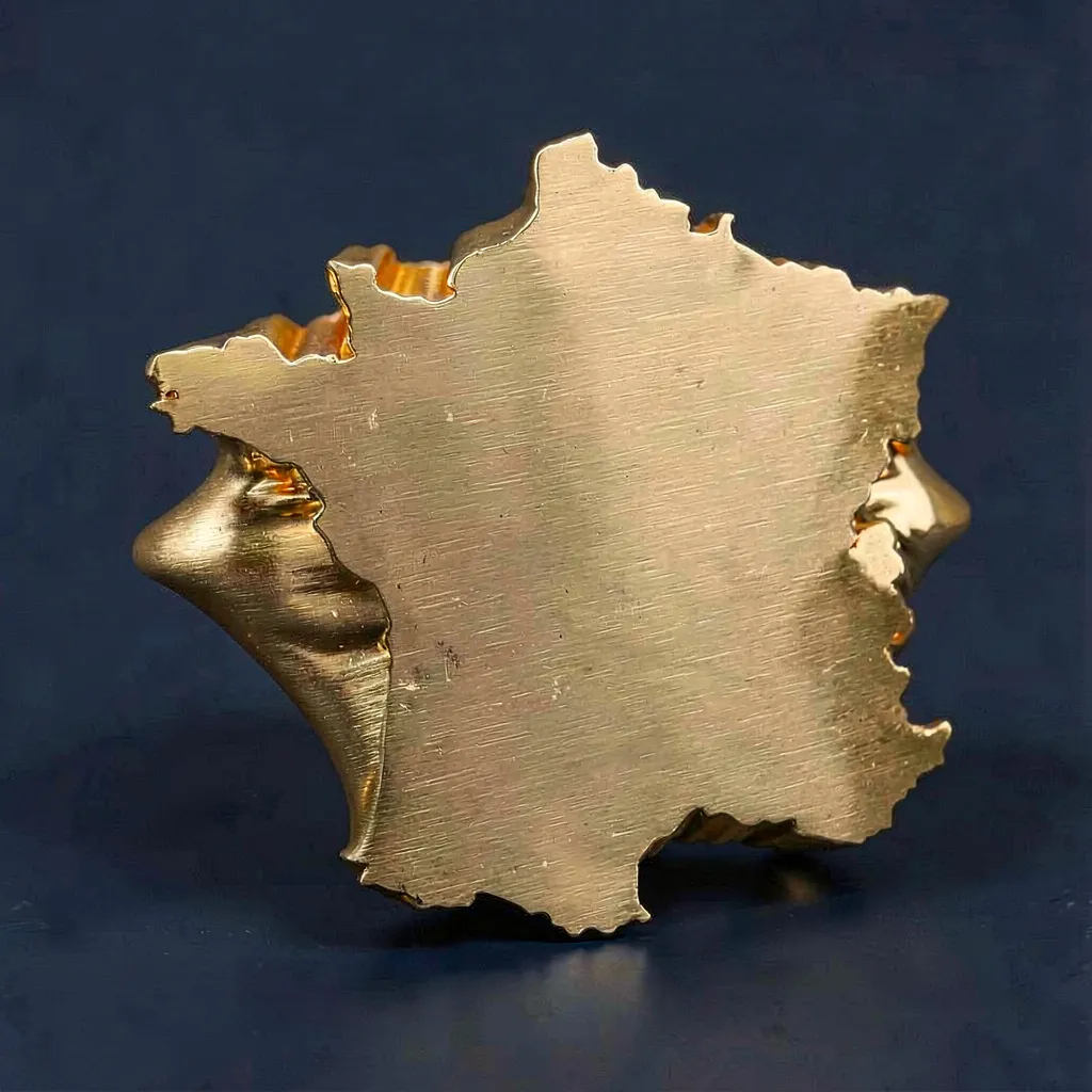 France Fleur de Lis Signet Ring - Lost Wax Casting STL OBJ 3D print model