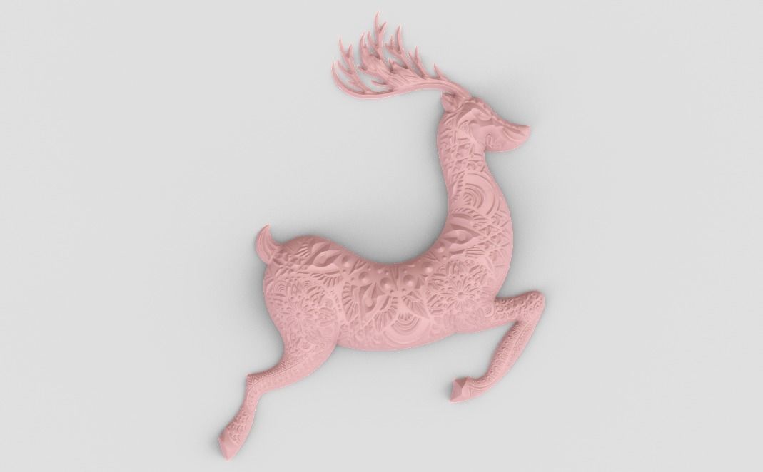Gazelle Wall Decor 3D print model_1