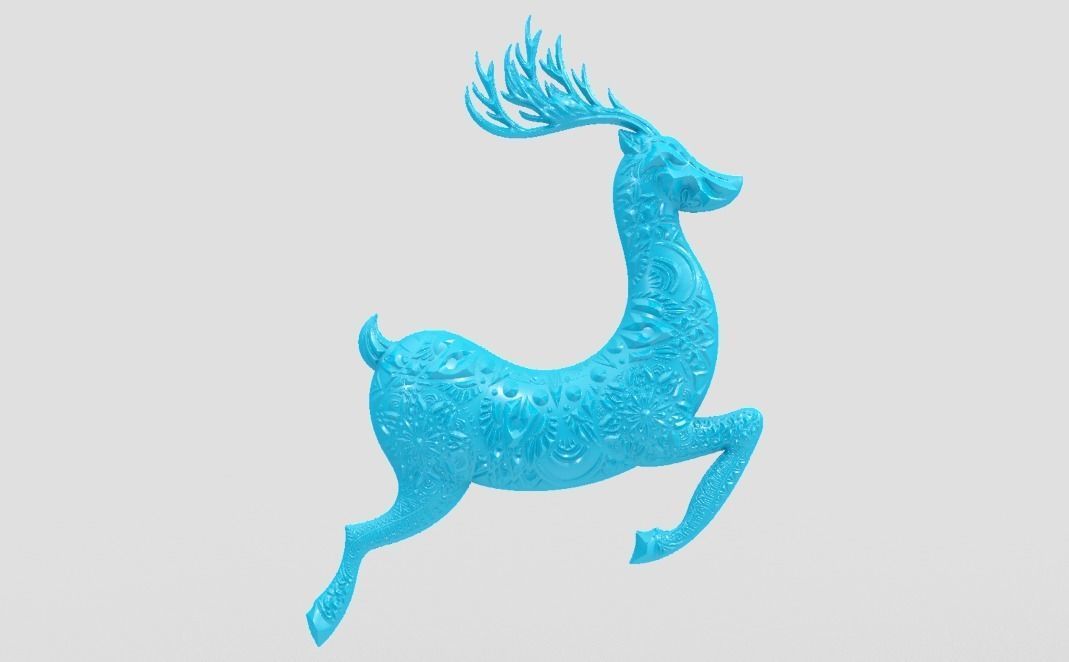 Gazelle Wall Decor 3D print model_5