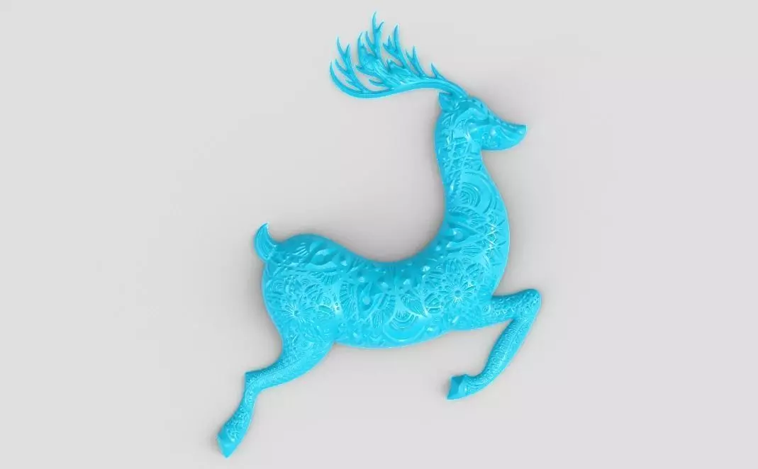 Gazelle Wall Decor 3D print model_0