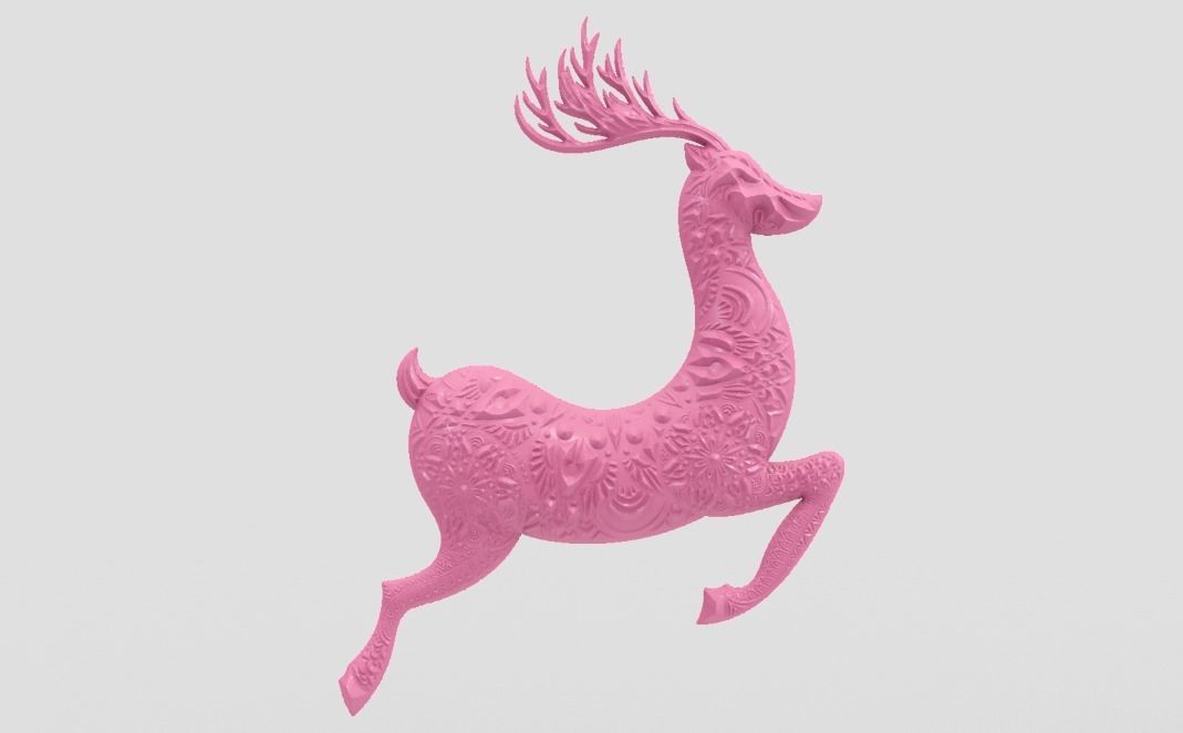 Gazelle Wall Decor 3D print model_2