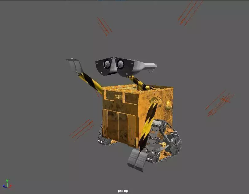 Wall-E model wall - e robot 3D print model_0