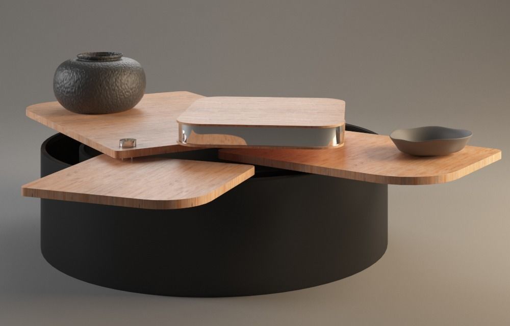 Coffee table free 3D model | CGTrader
