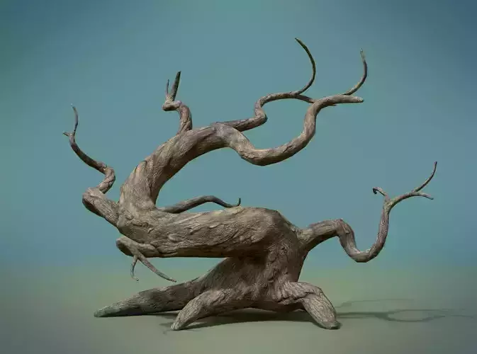 Tree PBR with branches in air