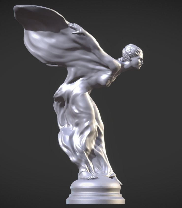Flying Lady 3D model_2