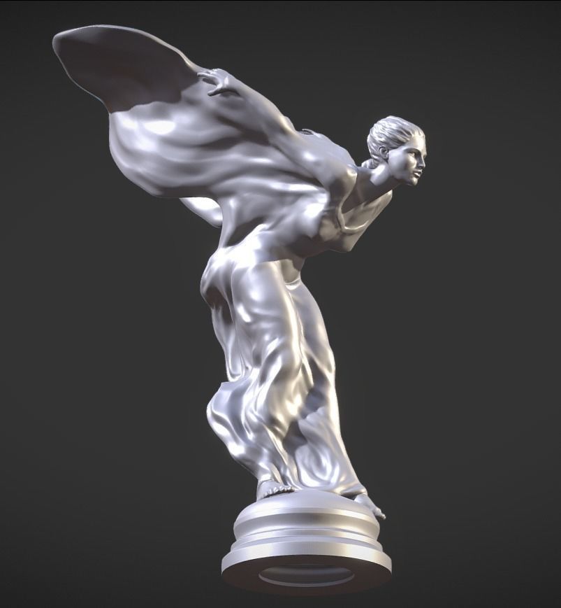 Flying Lady 3D model_3