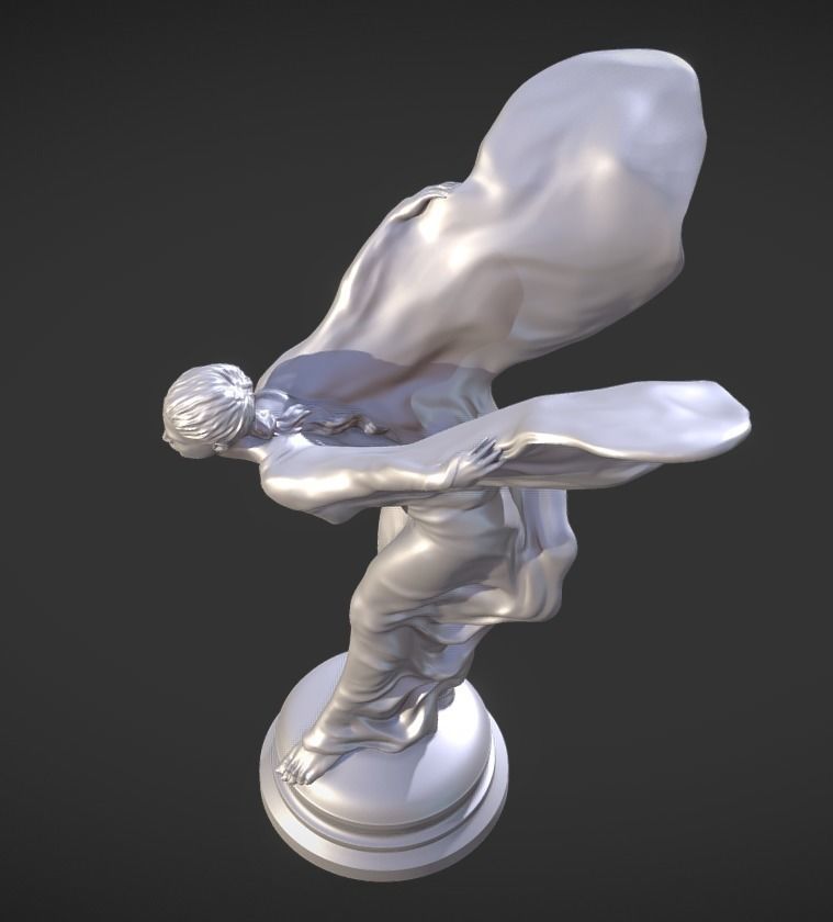 Flying Lady 3D model_1