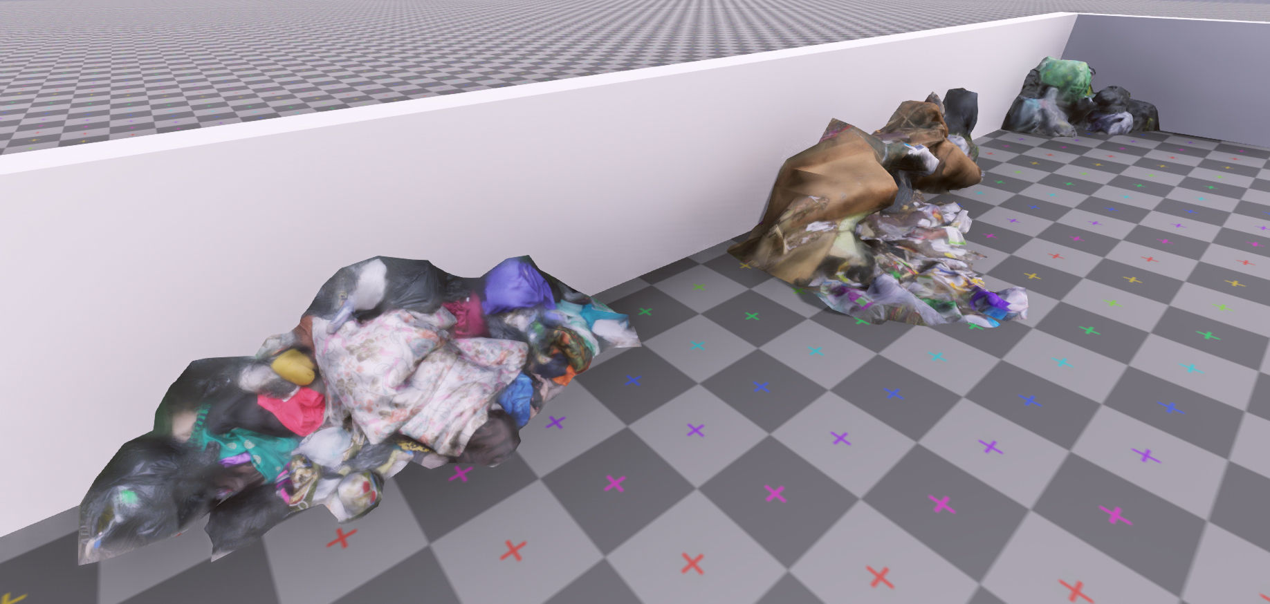3D scanned trash Low-poly 3D model_6
