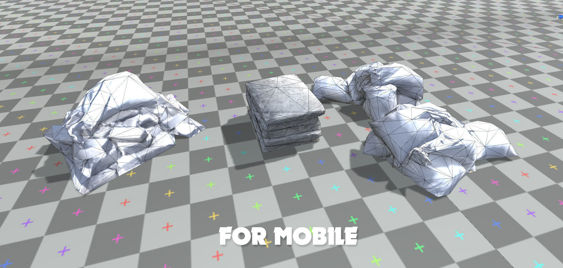 3D scanned trash Low-poly 3D model_4