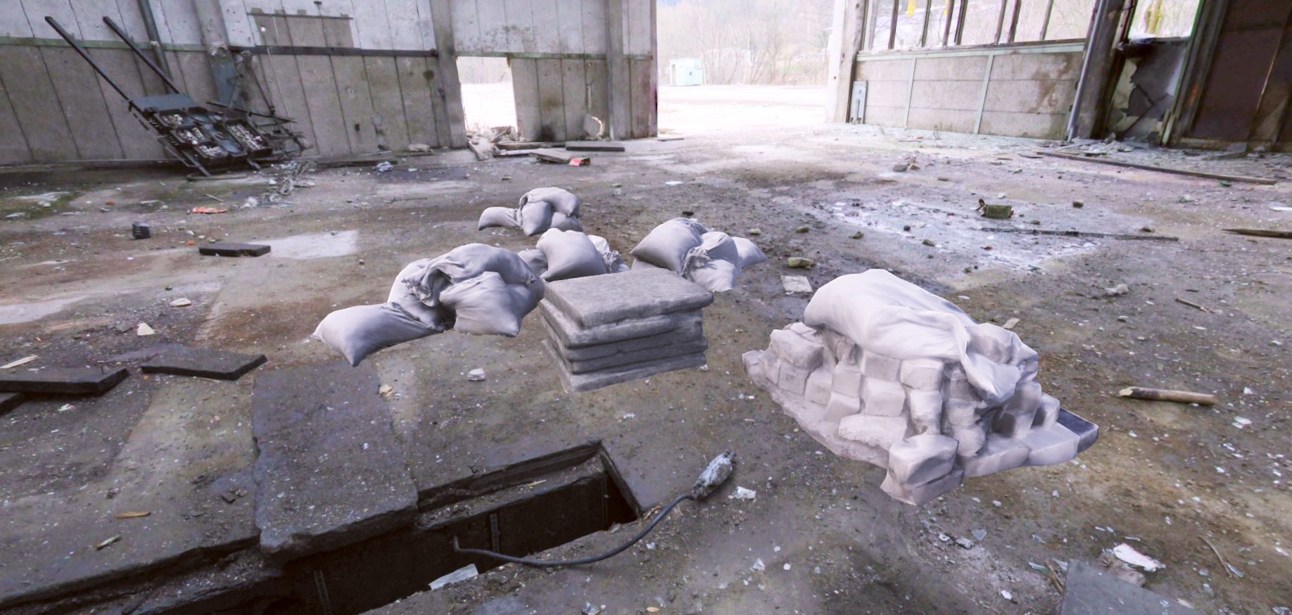 3D scanned trash Low-poly 3D model_8