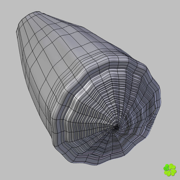Conus shell low poly Low-poly 3D model_89