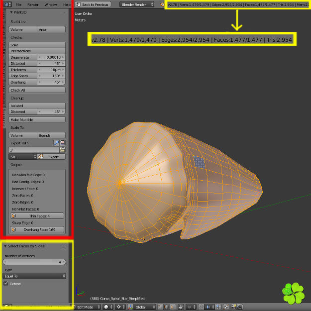 Conus shell low poly Low-poly 3D model_95