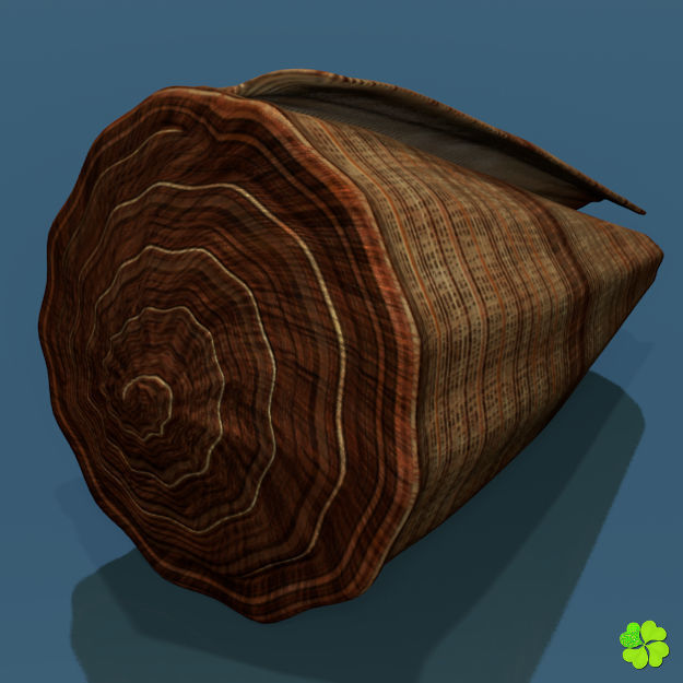 Conus shell low poly Low-poly 3D model_23