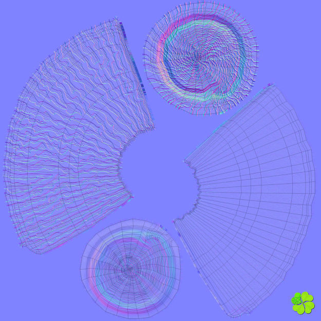 Conus shell low poly Low-poly 3D model_103