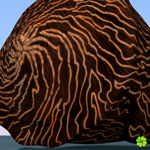 Conus shell low poly Low-poly 3D model_74