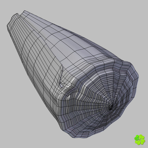 Conus shell low poly Low-poly 3D model_91