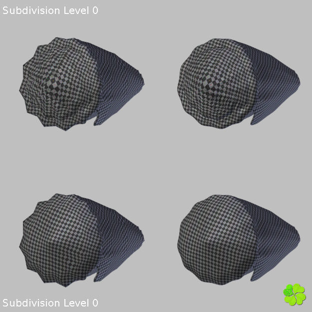 Conus shell low poly Low-poly 3D model_97
