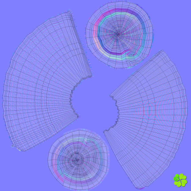 Conus shell low poly Low-poly 3D model_102