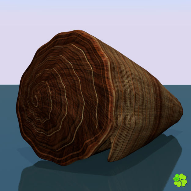 Conus shell low poly Low-poly 3D model_38