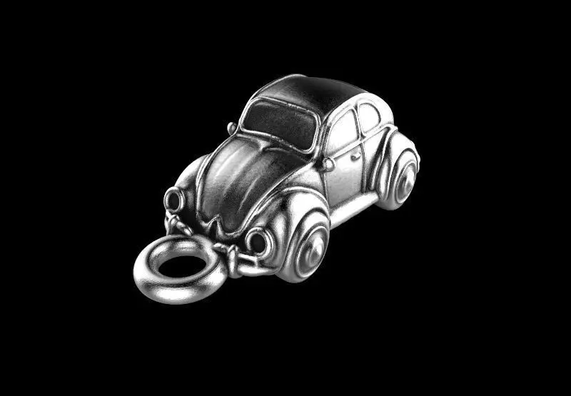 Car charm 3D print model_0