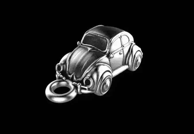 Car charm 3D print model