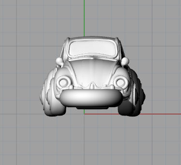 Car charm 3D print model_4