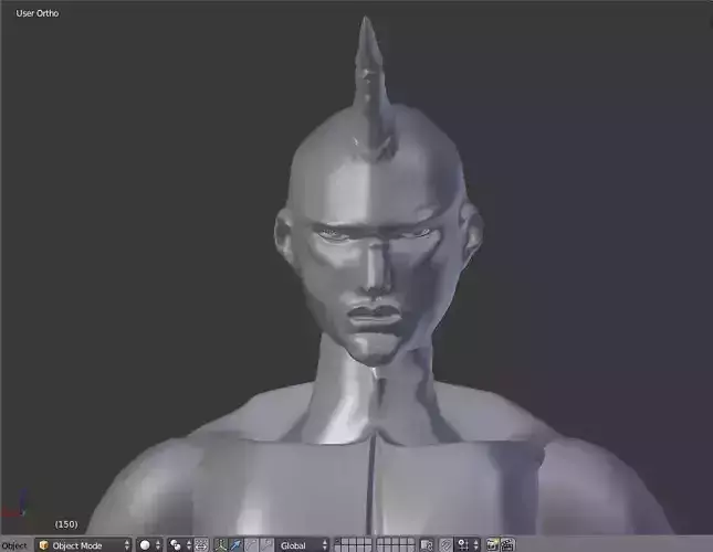 unicorn with human body