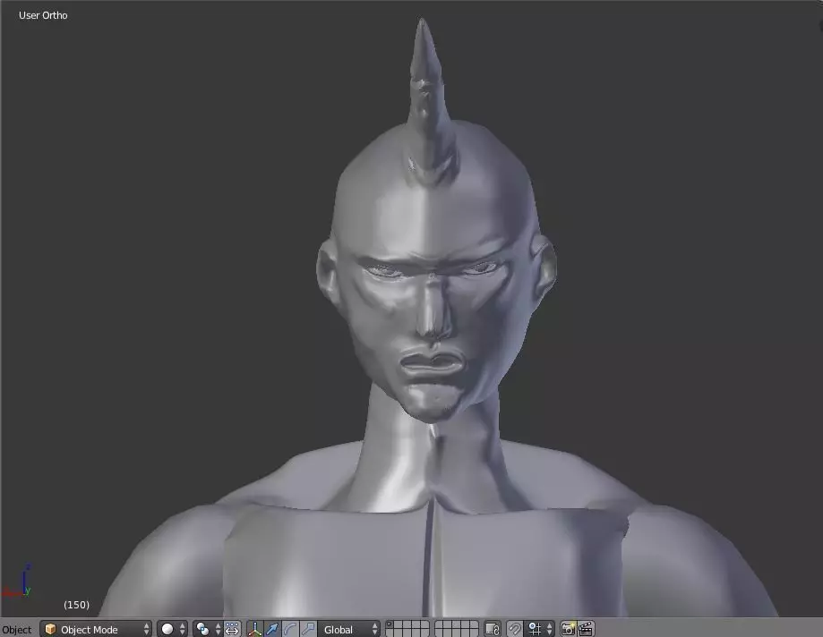 unicorn with human body 3D print model