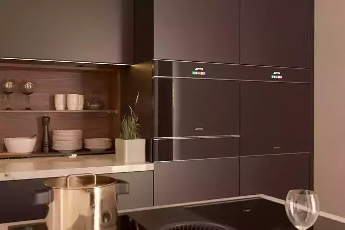 Home appliances SMEG series Dolce Stil Novo 3D model