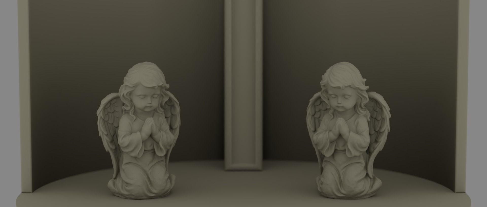 3D Angel -Digital Scan 3D printable 3D model_5