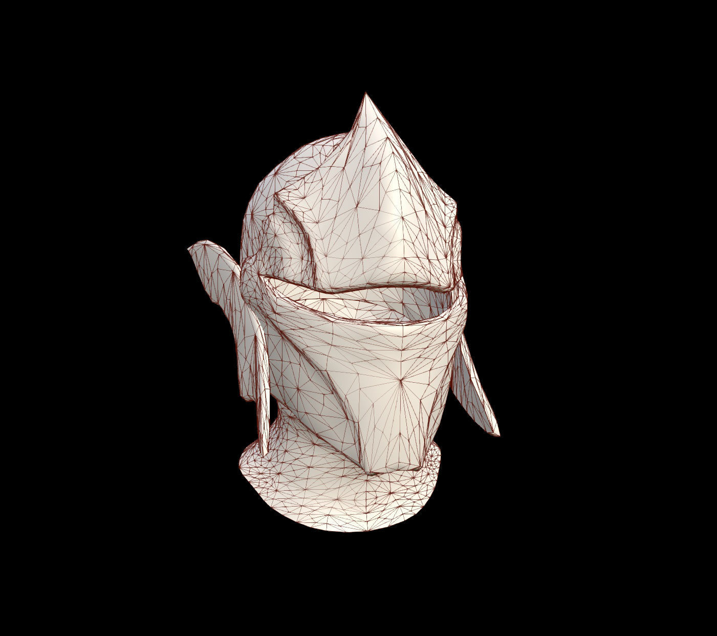 Medieval Helmet - PBR - Textured - 2 Objects Low-poly 3D model_14