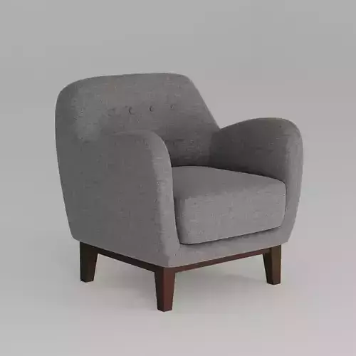 Fabric Upholstered Modern Chair 
