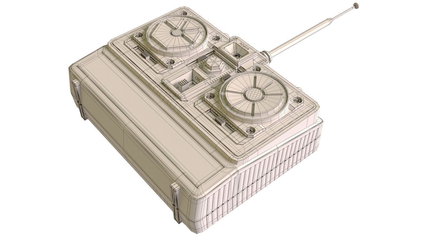 Tank Radio Control 3D model_5