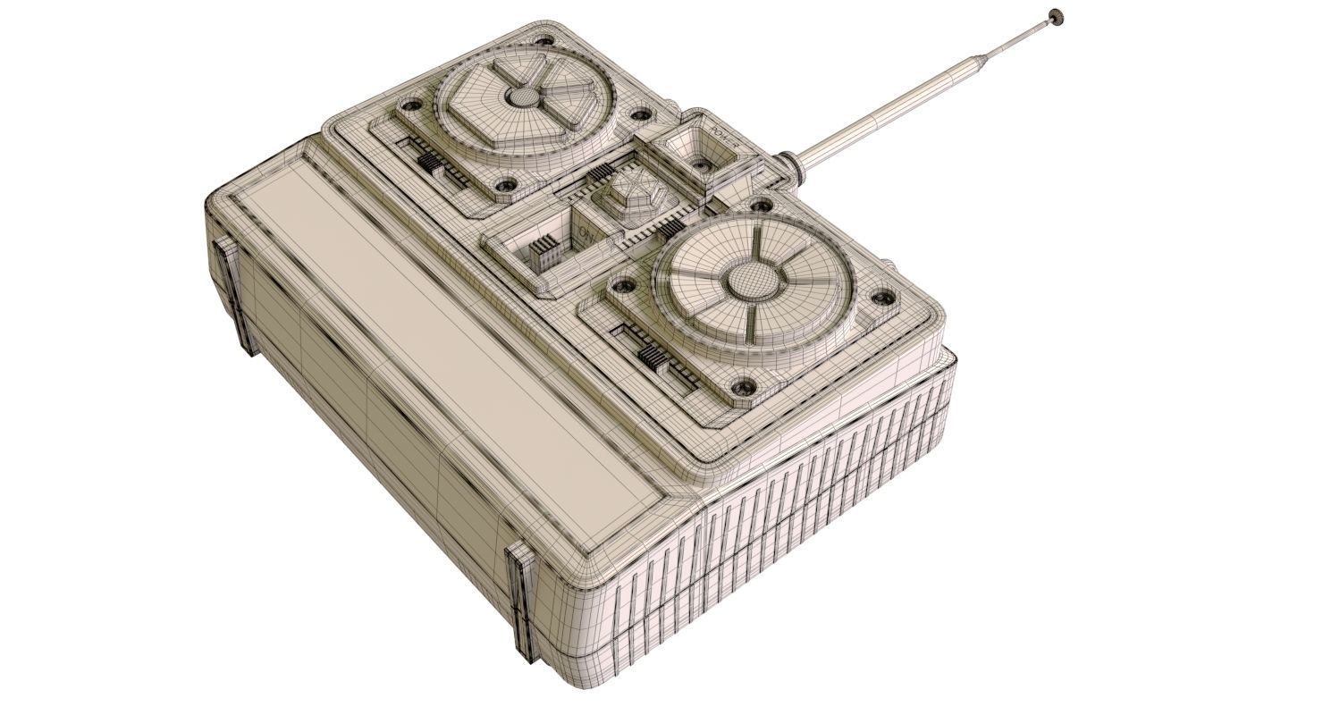 Tank Radio Control 3D model_6