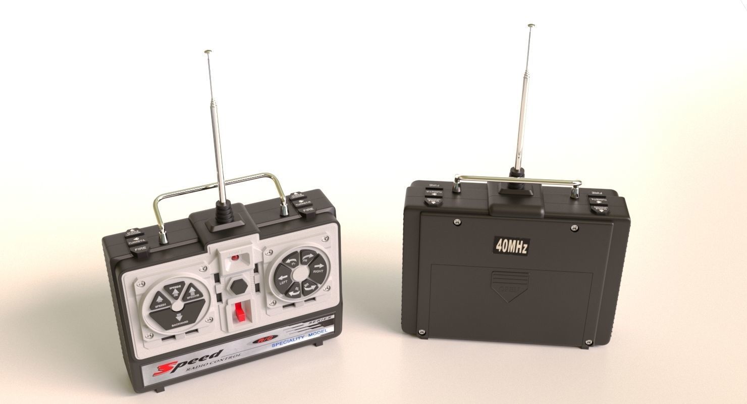 Tank Radio Control 3D model_3