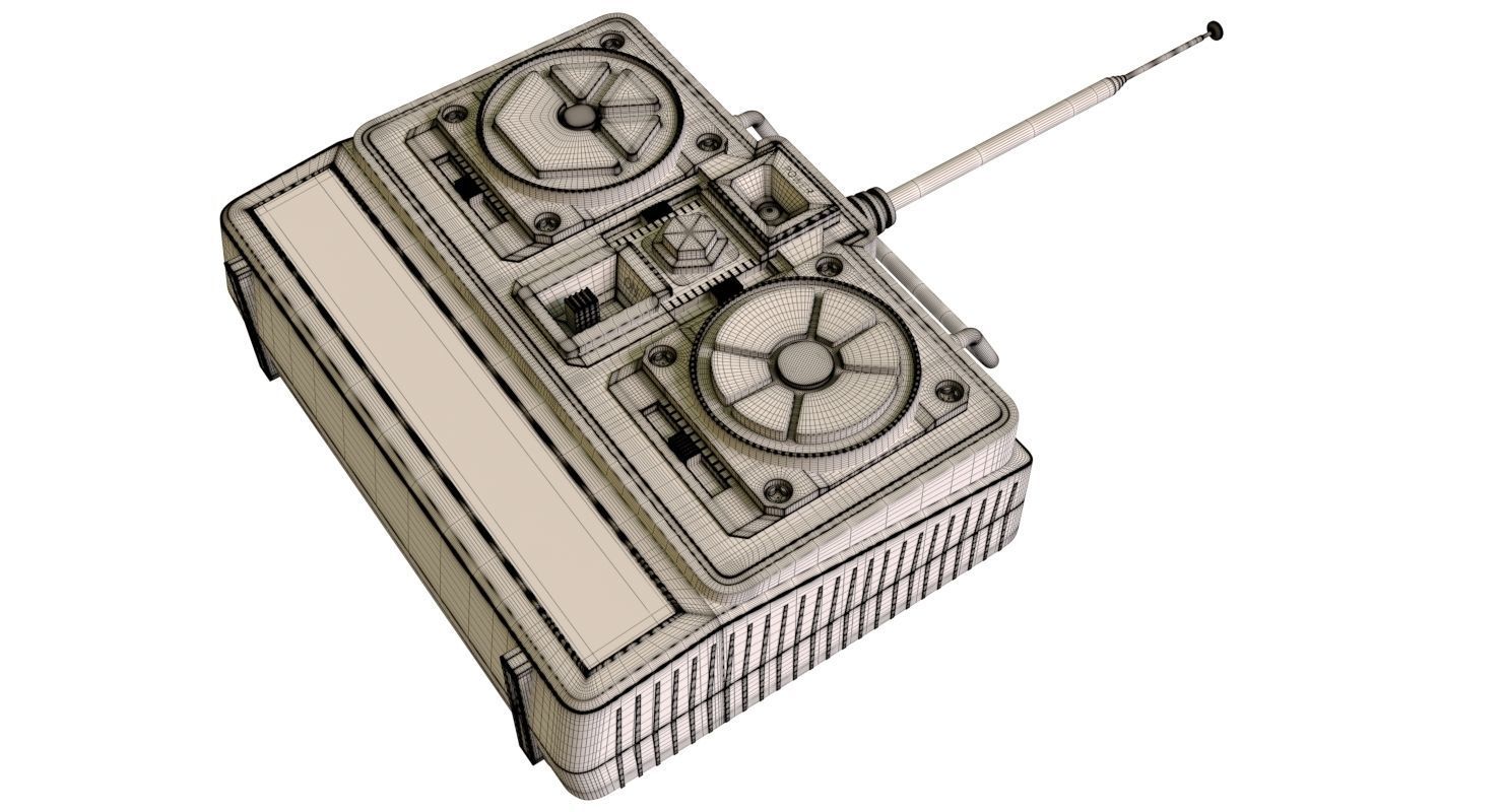 Tank Radio Control 3D model_7