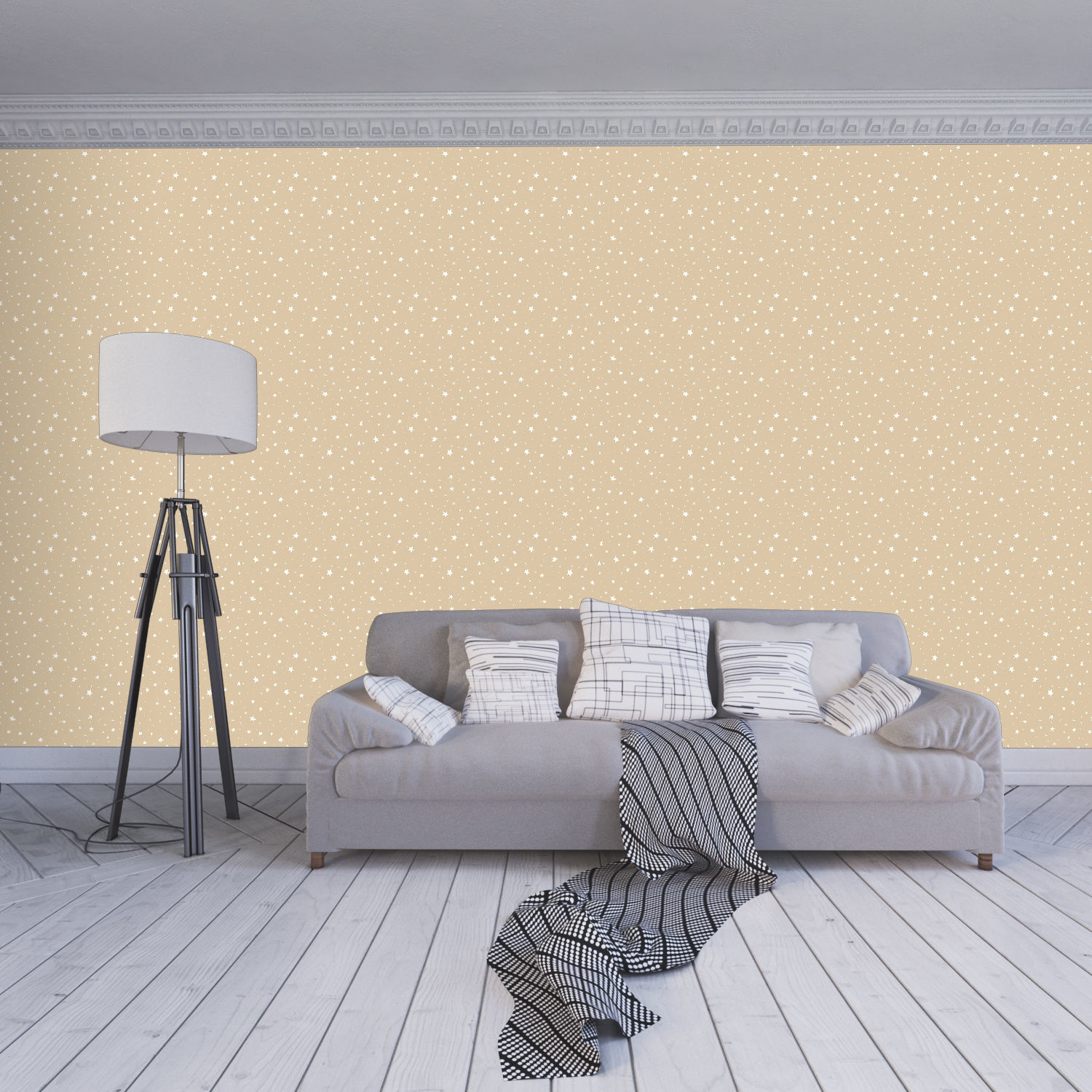 Wallpaper - 4 4 Color Low-poly 3D model_2