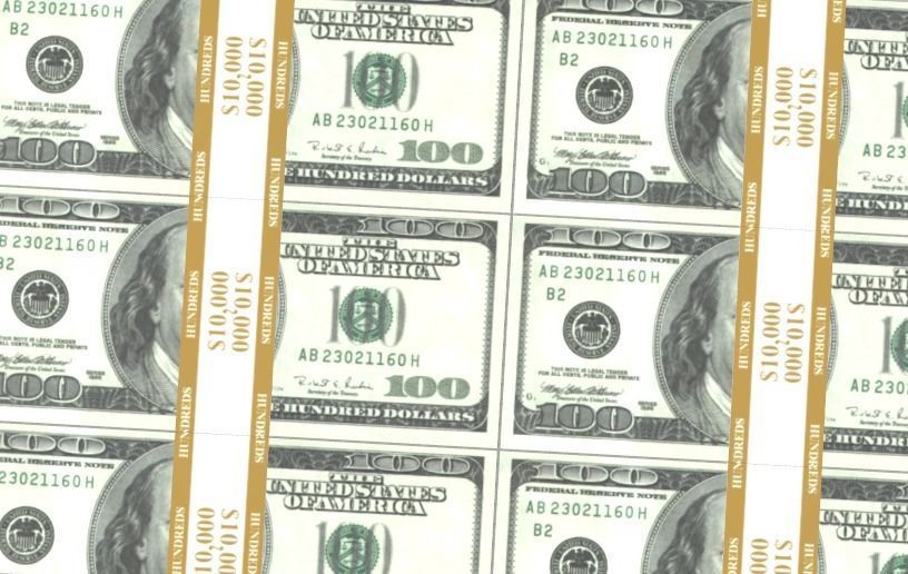 One Million Dollars Low-poly 3D model_11