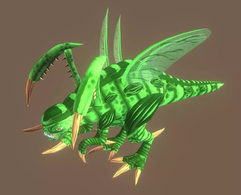 zergling starcraft Low-poly 3D model