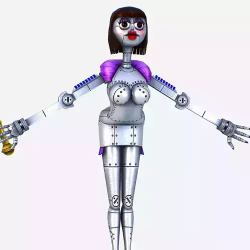 Silver Musical Robot Drone - Babe G1