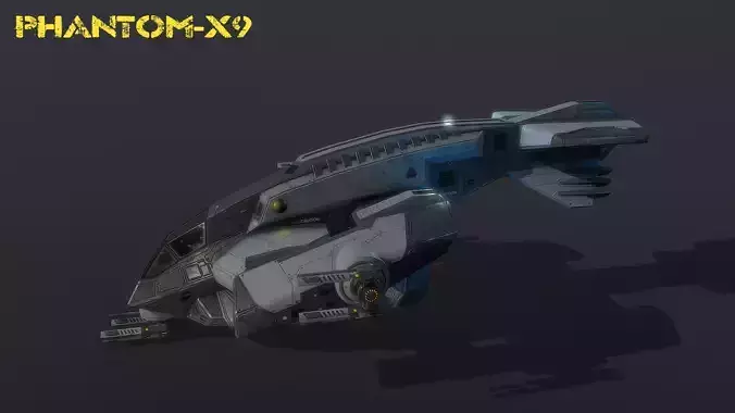 Spaceship Fighter Phantom X