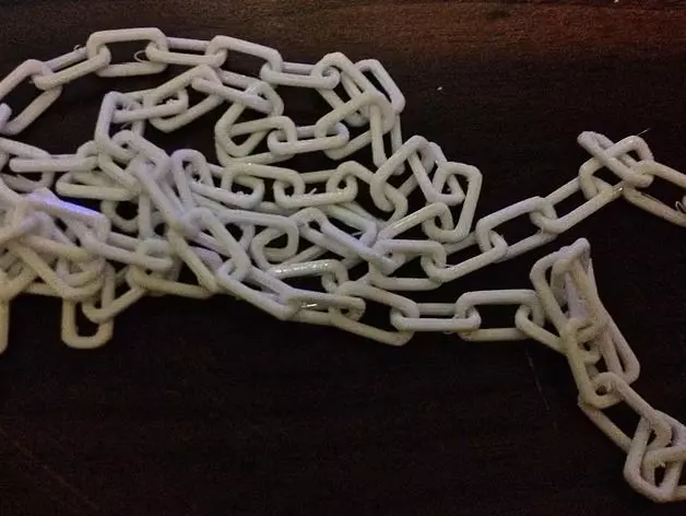 Simple Chain 3D print model_0